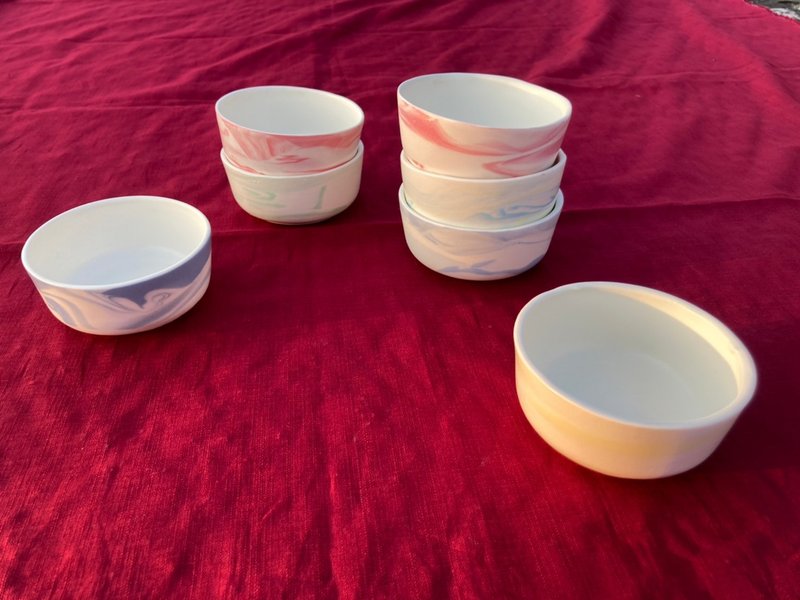 The Station -*Summer Cool Small Bowl*Handmade Ceramic Plate - Bowls - Porcelain 