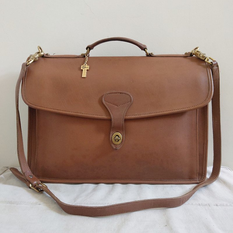 Leather bag_B001_JACK GEORGES - Briefcases & Doctor Bags - Genuine Leather Brown