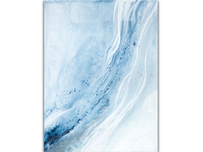 Blue Painting Minimalist Original Art Ise Large Abstract Acrylic - Shop ...