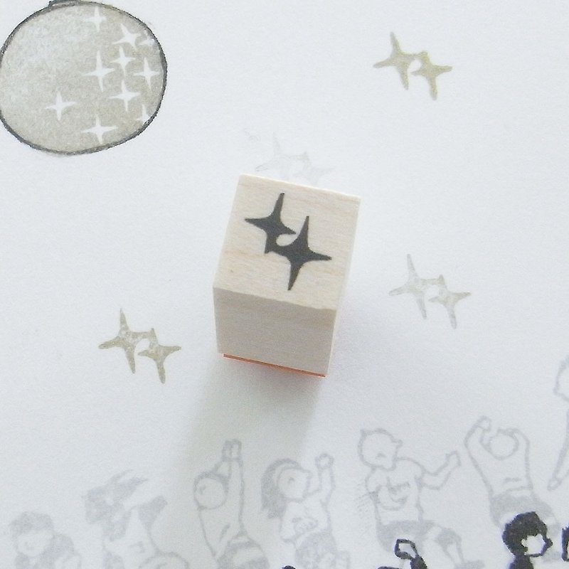 Rubber stamp  Glitter - Stamps & Stamp Pads - Rubber Khaki