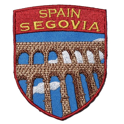 A-ONE 西班牙 塞哥維亞 徽章 刺繡布貼 徽章熨燙貼燙布貼 臂章燙 背膠刺