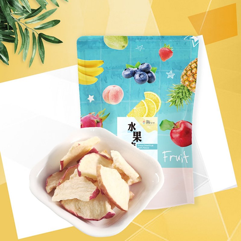 [Two and a half fruit freeze-dried] apple flavor - Dried Fruits - Fresh Ingredients Multicolor