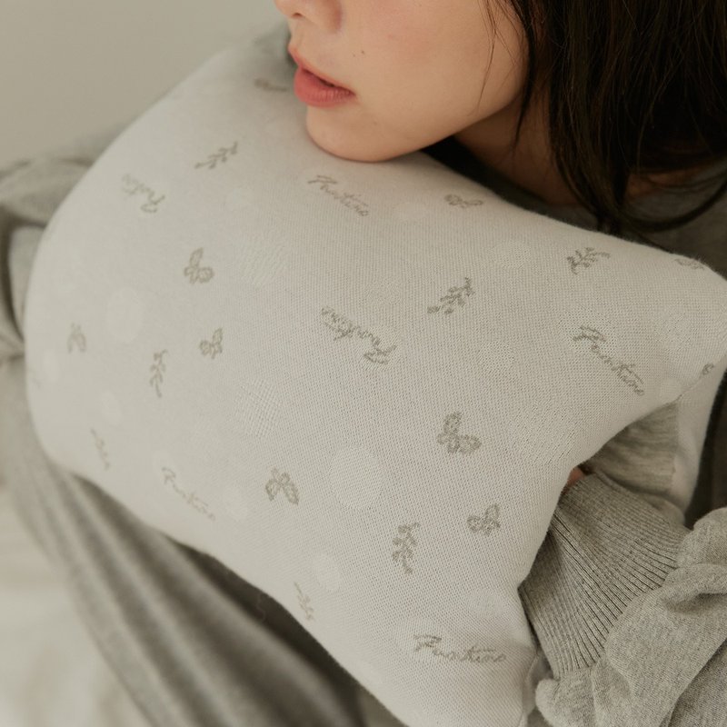 Knitted Hand Warmer Good Morning Pillow - 5 Colors - Sleeping Pillow/Pillow/Christmas/Gift Exchange/Valentine's Day Gift - หมอน - ผ้าฝ้าย/ผ้าลินิน สีเทา