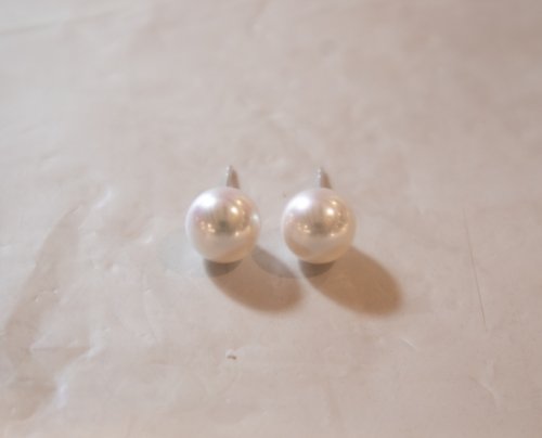 433 STUDIO 日本 Akoya 珍珠耳環8.3-8.4mm 18k金