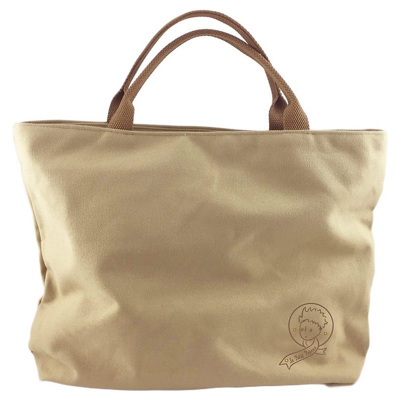 Little Prince Classic Edition Authorized - [zipper canvas bag - khaki] (small) - Handbags & Totes - Cotton & Hemp Khaki