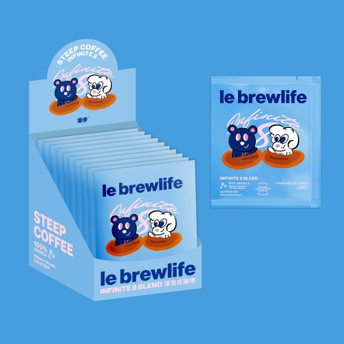 le brewlife 樂步 【樂步咖啡】無限八拼配浸泡式精品咖啡酒漬咖啡冰熱皆宜 10入