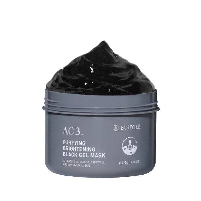 Purfying Brightening Black Gel Mask 250g - Face Masks - Other Materials 