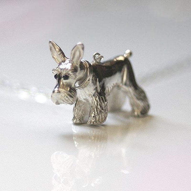 Schnauzer Charm Pendant 1 - Other - Other Metals Silver