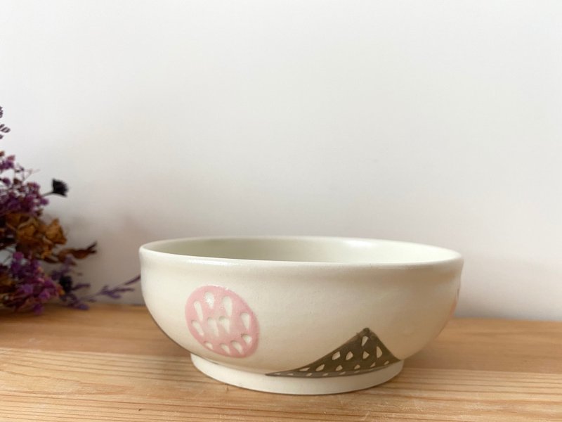 小山點點-手作陶碗 - 碗 - 陶 綠色
