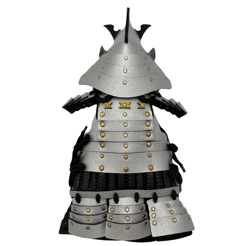 Wine bottle decoration Nobunaga armor ボトルカバーSilver - ของวางตกแต่ง - วัสดุอื่นๆ ขาว