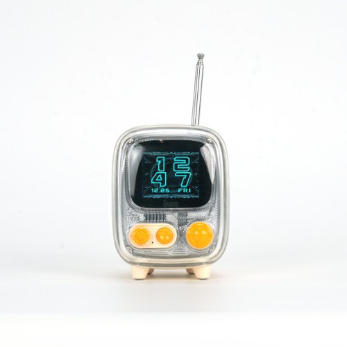 Amazon.co.jp: Divoom Tiivoo-2 レトロ Bluetooth スピーカー 付