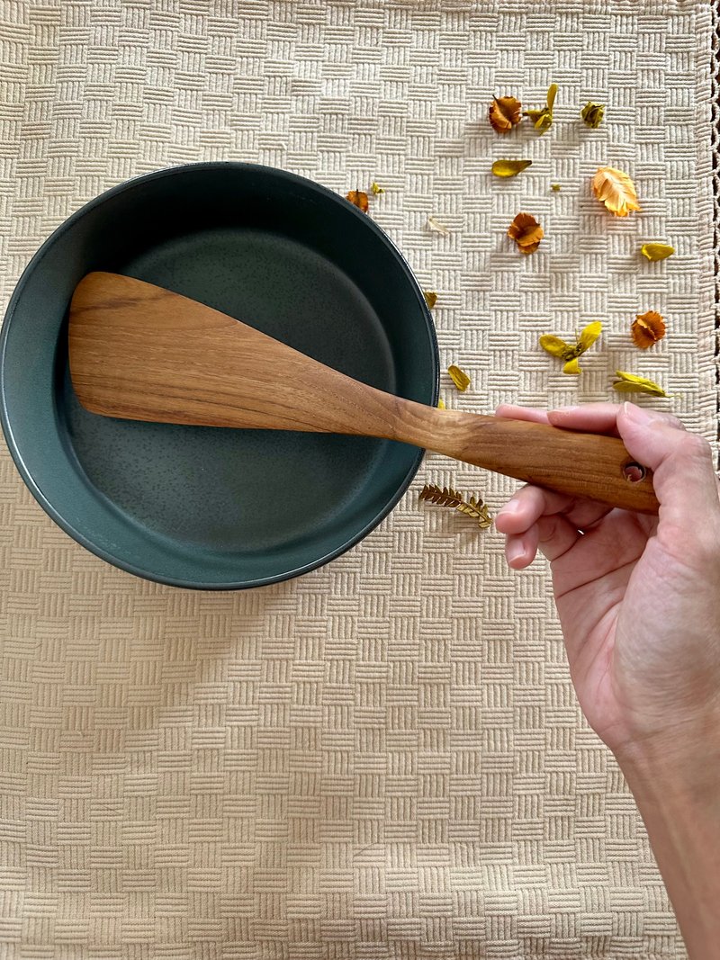 gen ตะหลิว | ตะหลิวไม้สัก wooden spatula | teak spatula - ตะหลิว - ไม้ สีนำ้ตาล