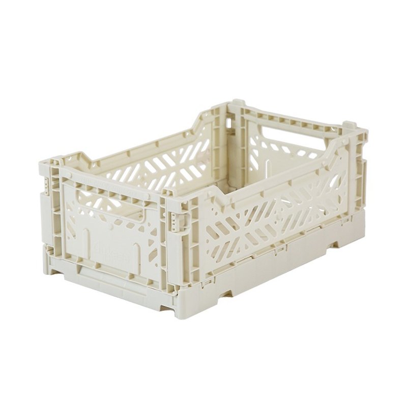 Turkey Aykasa Folding Storage Basket (S)-Light Gray - กล่องเก็บของ - พลาสติก 