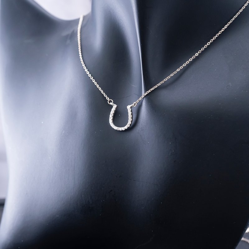 【ホースビット】シルバー925ペンダント　プレーティング可　【受注生産】S-063 - 項鍊 - 其他金屬 銀色