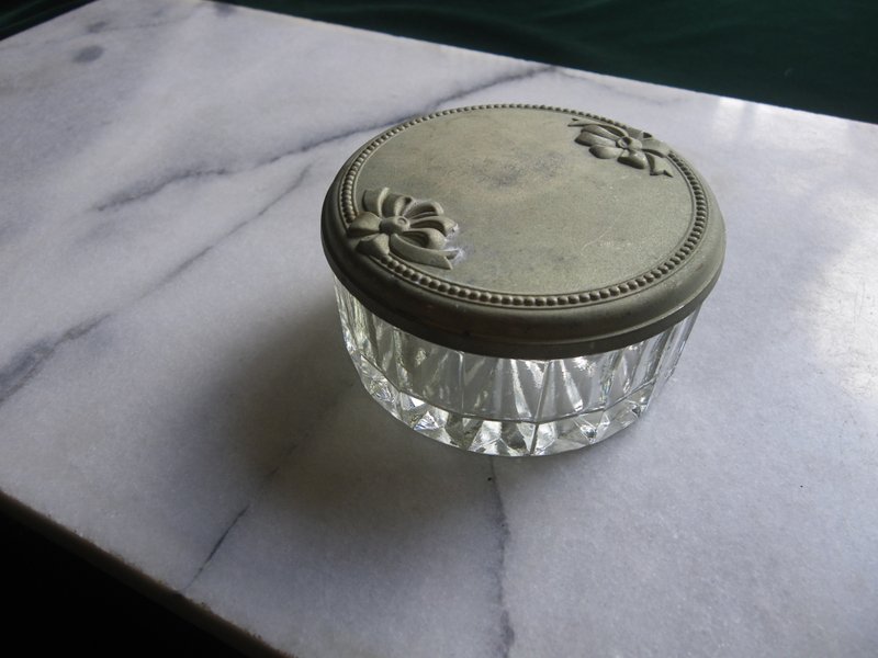 [OLD-TIME] Early European heavy jewelry storage mirror box - Storage - Other Materials 