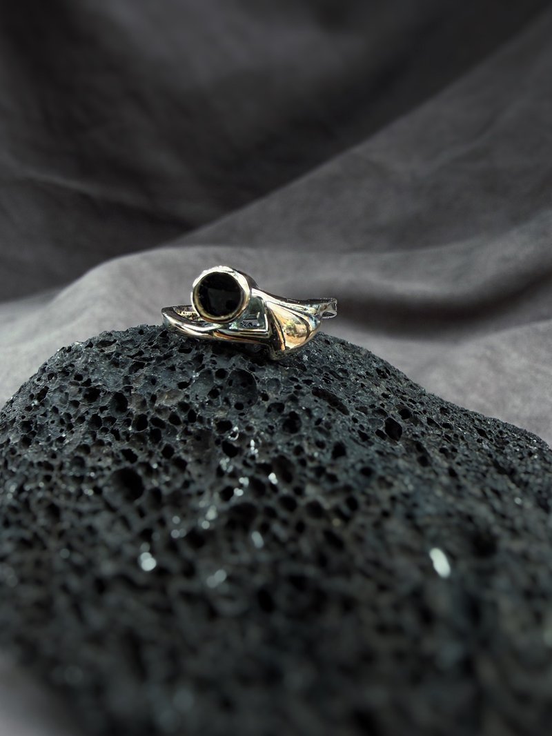 savageness 天道家 | 幾何太極 925銀尾戒指 純銀 孤品 - 戒指 - 純銀 銀色