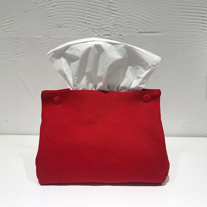 Can Su Ketu-large red canvas cover (the main body is the red one in the photo-the pattern can be optional) - Toiletry Bags & Pouches - Other Materials Red