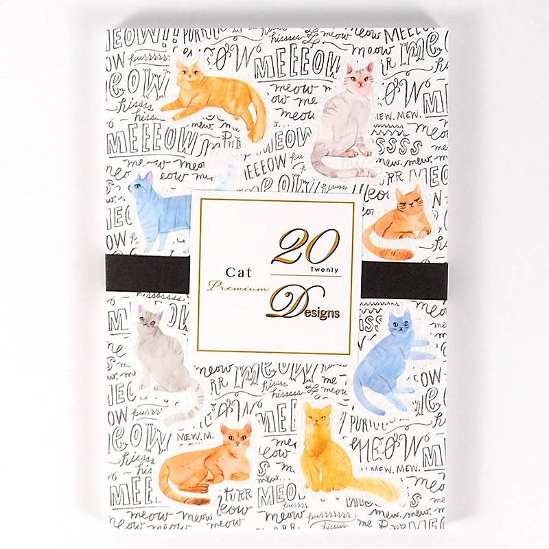 20 cute cat postcards [Hallmark-Postcards] - Cards & Postcards - Paper Multicolor