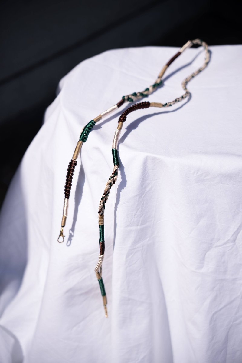MULTI STRAP 120 -green-　ストラップ - 手機掛繩/背帶 - 其他人造纖維 