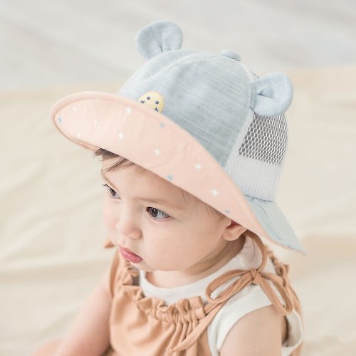 日安朵朵 Happy Prince 韓國製 Jian小熊嬰兒童遮陽帽