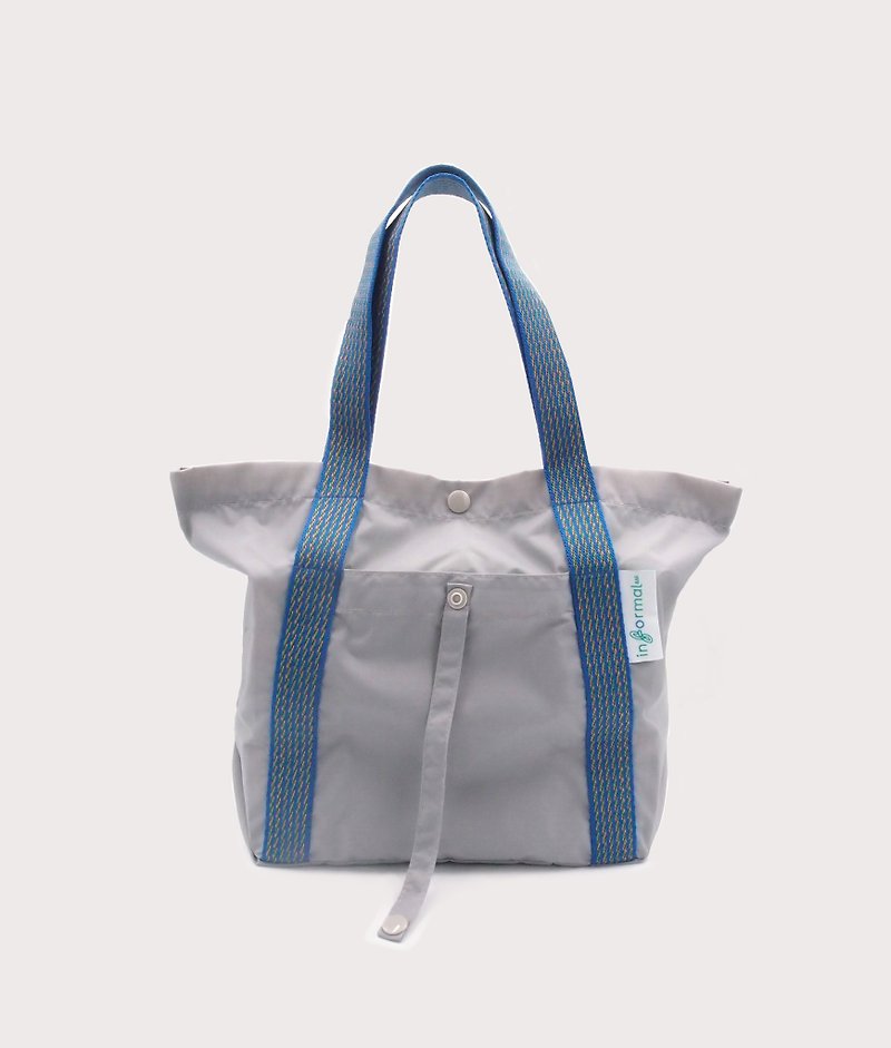 Bunny Bag - Small Nylon Shopping bag- Ivory grey - 手袋/手提袋 - 尼龍 