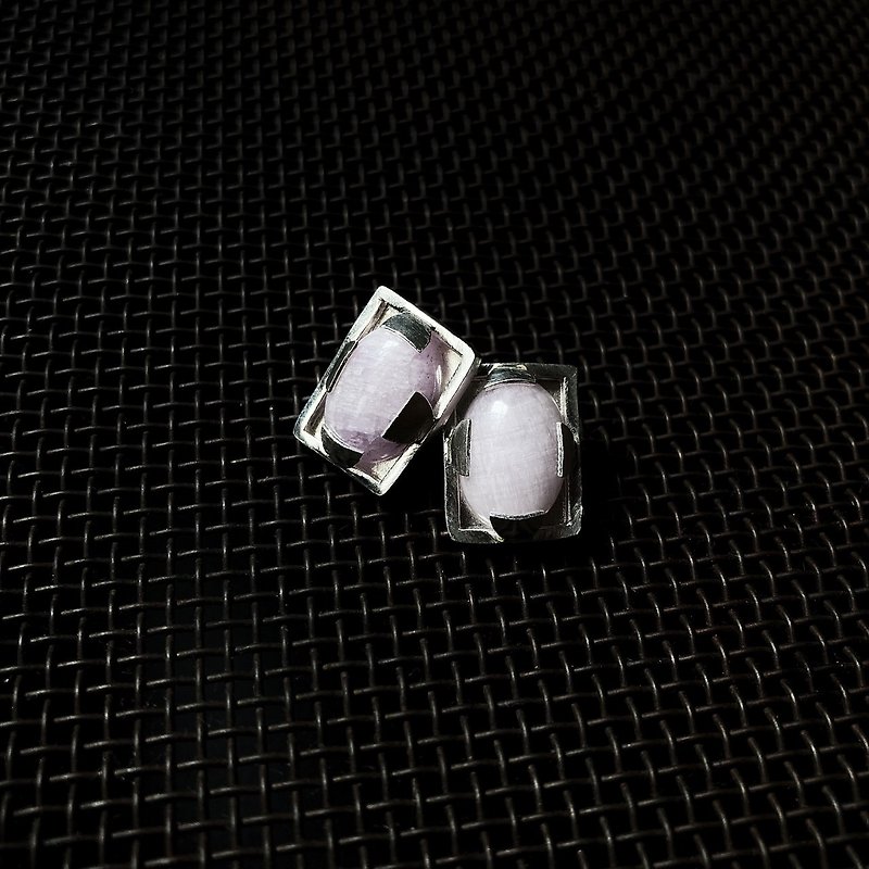 MEACHA - Semi- Gemstone sterling silver earrings - ต่างหู - เครื่องประดับพลอย 
