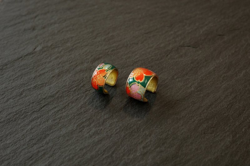 Ear cuff_Summer Festival - Earrings & Clip-ons - Resin Multicolor