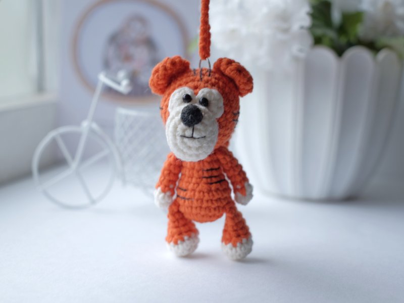 Tiger Charm Car accessories Birthday gift 設計館 鑰匙圈/鑰匙包