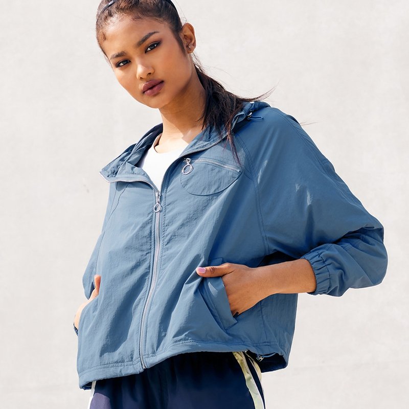 Yuan PowerI Lightweight breathable cotton hooded drawstring sun