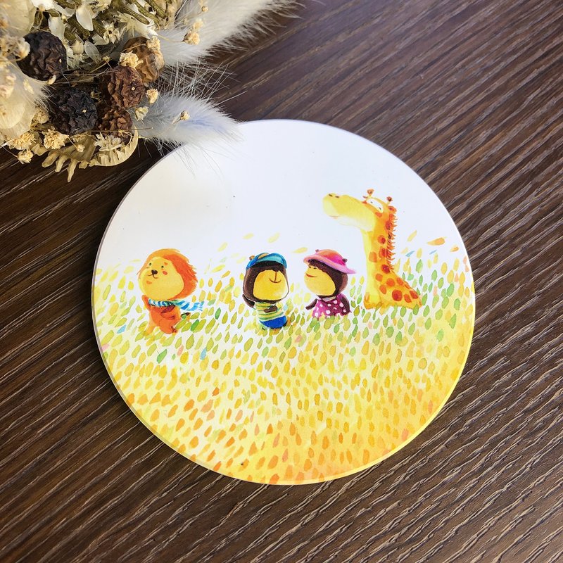 好朋友 吸水杯墊 杯墊 - 杯墊 - 陶 