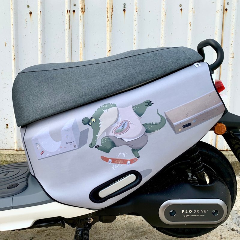 Gogoro scratch-resistant car cover Ai1 Ai3 UR2 crocodile skateboard can change the background color - อื่นๆ - เส้นใยสังเคราะห์ 