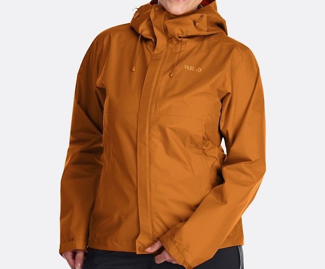Rab】Downpour Eco Jacket 軽量 防風 防水 フード付き ジャケット レディースオレンジオレンジ ショップ PLANEDO  スポーツトップス メンズ Pinkoi