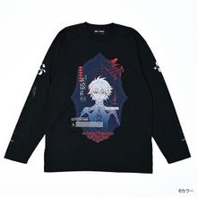 190 MEEWEE DINKEE 少女椿 コラボトップス　総柄　Tシャツ QOOZA × 丸尾末広コラボ / 少女椿「第四話」L/S TEE - QOOZA