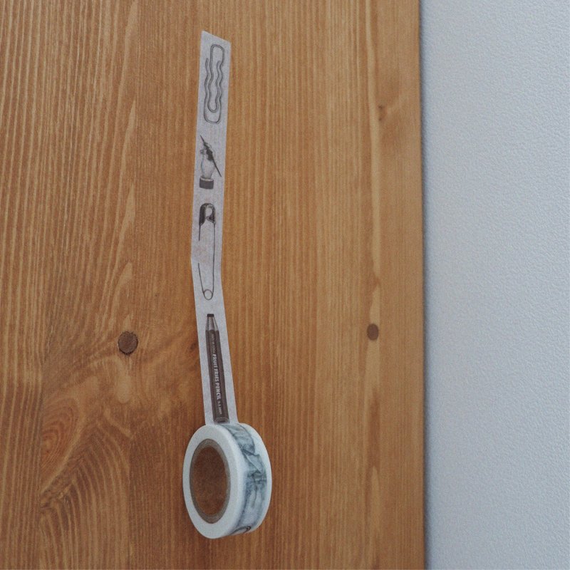 Archiving Tools Masking Tape - 紙膠帶/和紙/PET - 紙 灰色