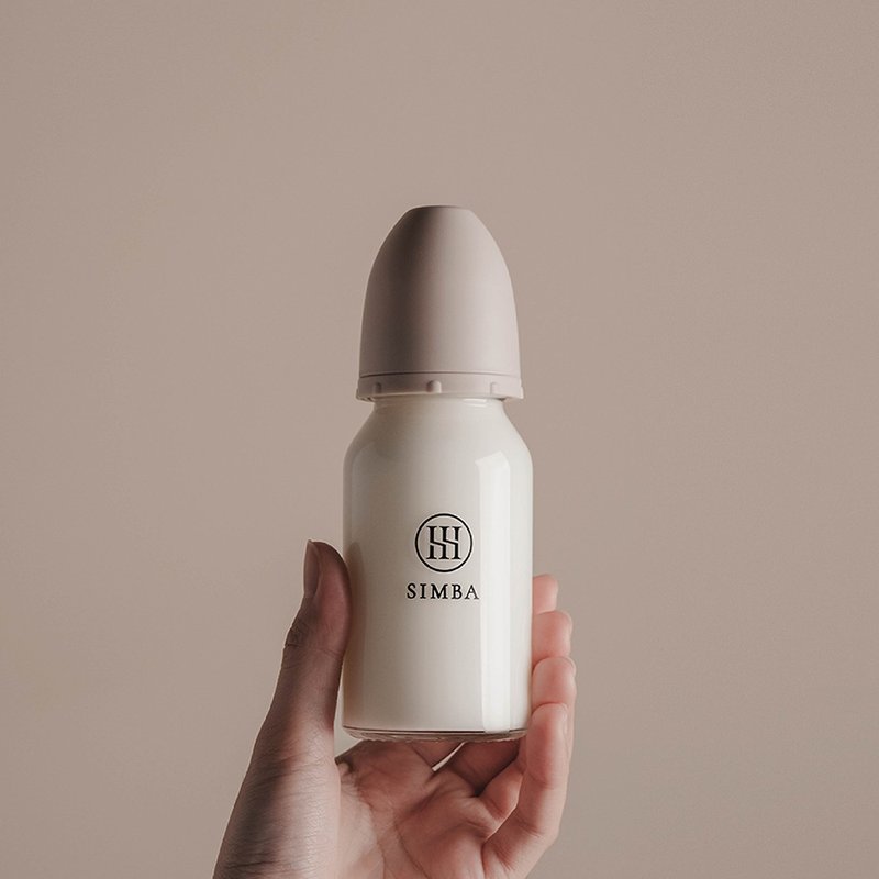 【Simba小獅王辛巴】蘊蜜質金玻璃標準防脹氣奶瓶120ml - 奶瓶/奶嘴 - 玻璃 透明