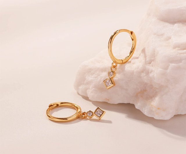 s925 スターリングシルバー、低刺激性、シンプル、多用途、菱形