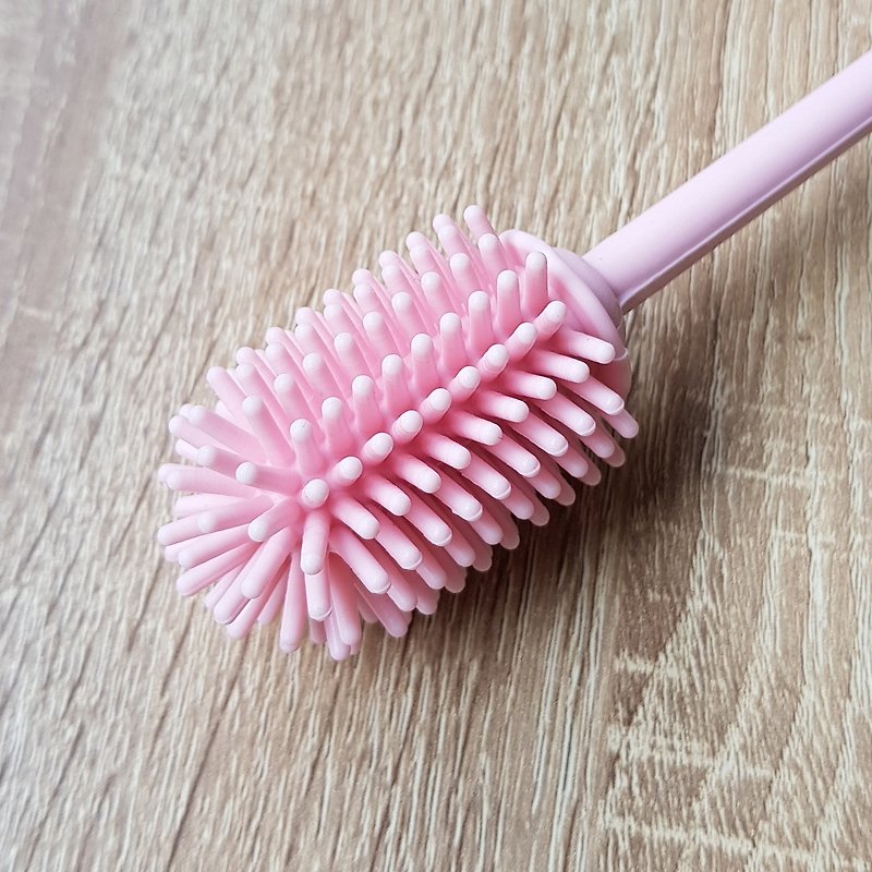 BOTTLE CLEANING BRUSH- PINK - Pitchers - Silicone Pink