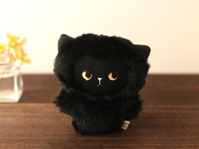 黒猫 myao ミャオ ぬいぐるみ - 寶寶/兒童玩具/玩偶 - 棉．麻 黑色