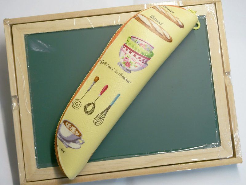 Play cloth hand made. Afternoon tea (yellow) Carrying cutlery bag (enlarged version) - อื่นๆ - วัสดุกันนำ้ สีเหลือง