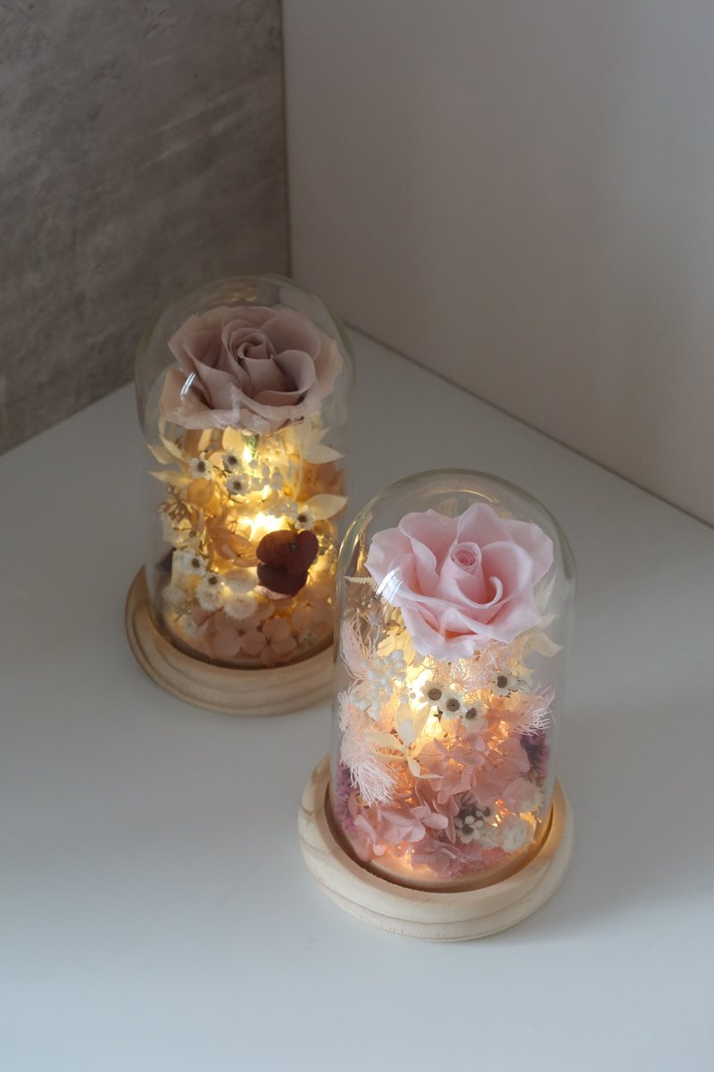 Everlasting Flower Glass Cup Gift Exchange Anniversary - Dried Flowers & Bouquets - Plants & Flowers 