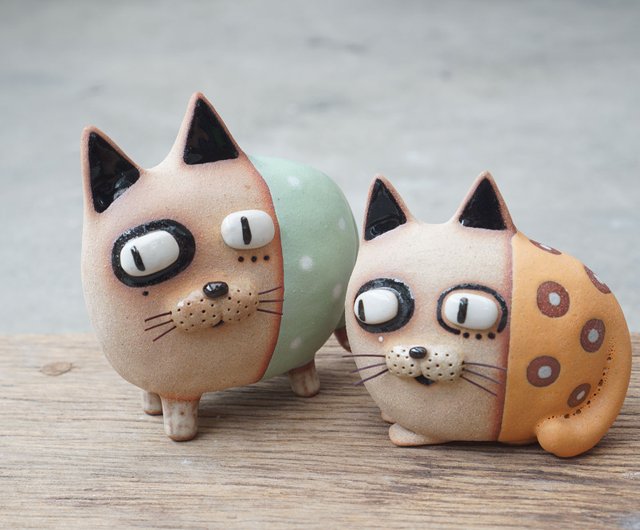 ceramic cat doll