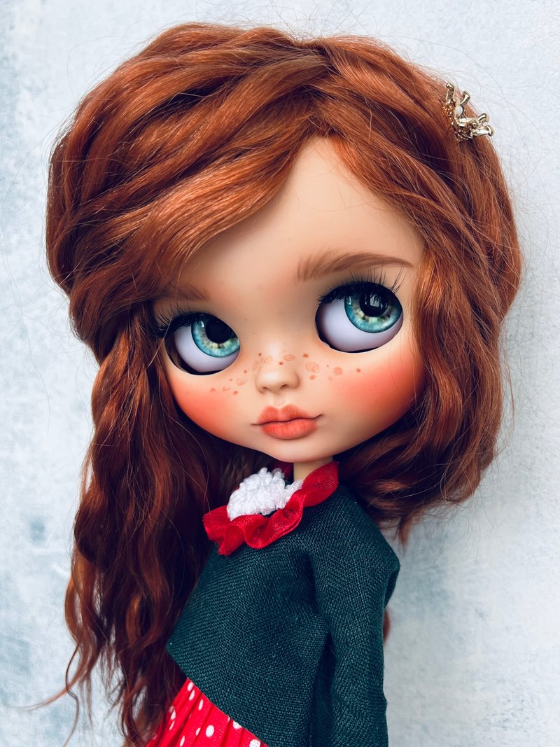 Custom Blythe doll - 公仔/玩偶 - 塑膠 橘色