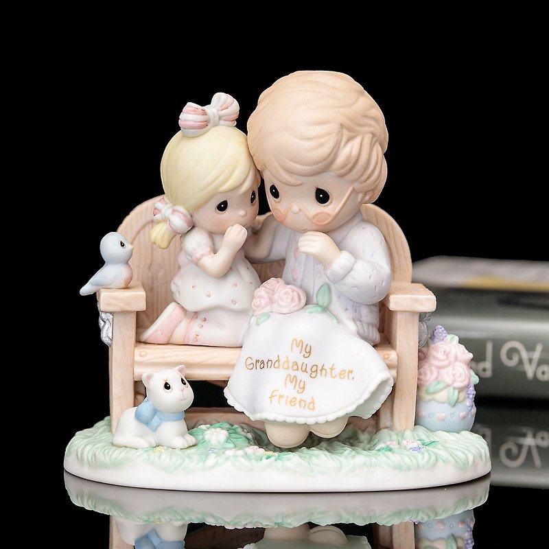 Precious Moments Water Drop Doll 2006 grows with you and Grandma’s Secret Garden Ceramic Doll - Items for Display - Porcelain 