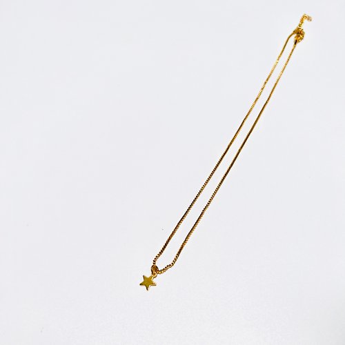daintyme Necklace Baby Candy Star • Handmade in Thailand 18k Gold Chain Star Pendant
