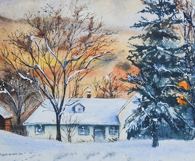 冬の絵画