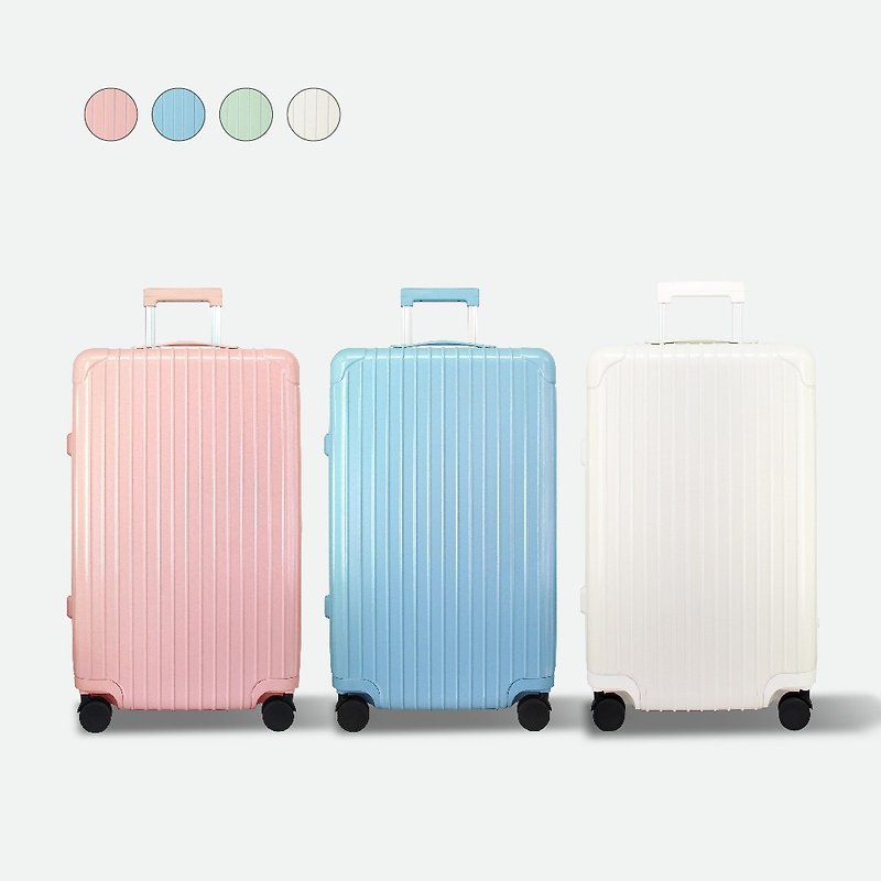 Dopamine ultra-lightweight large-capacity aluminum frame trolley case/suitcase (multiple colors available/TSA customs) - Luggage & Luggage Covers - Aluminum Alloy Multicolor