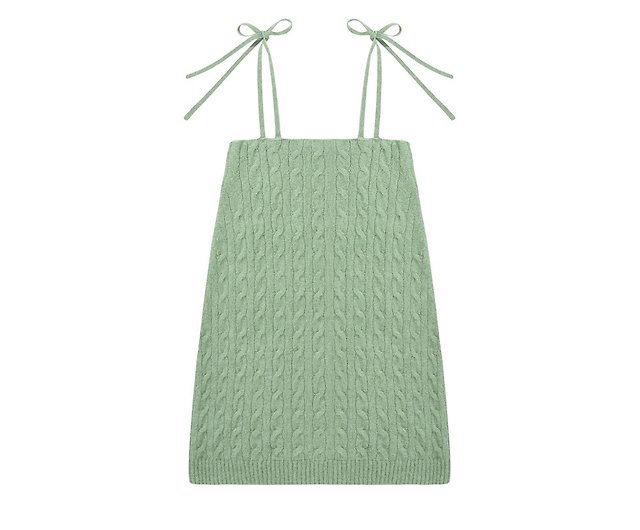 Ribbon cable knit mini dress / 3 colors - Shop Snug.U One Piece ...