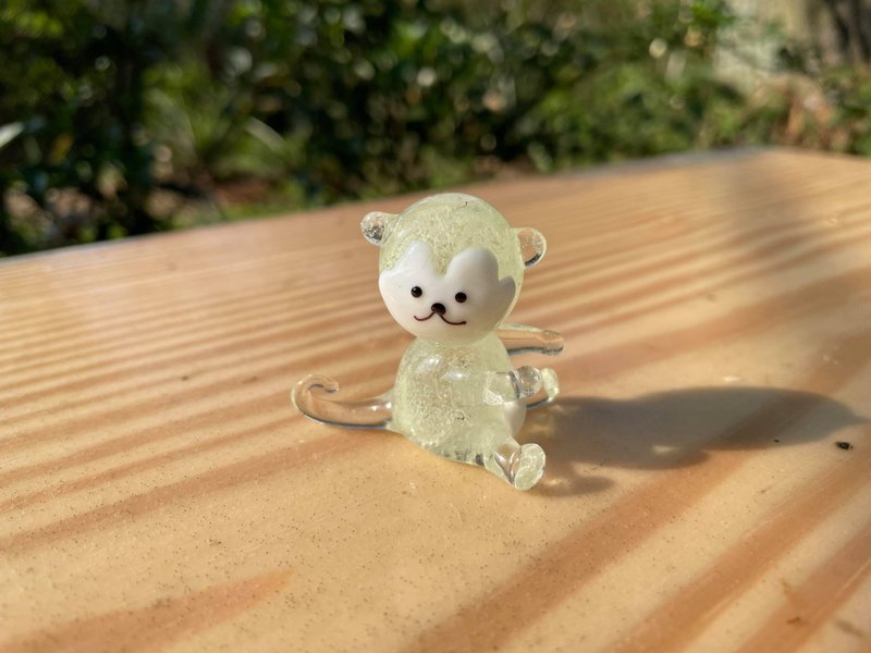 夜光 生肖 猴子 水晶玻璃 擺飾 - 擺飾/家飾品 - 玻璃 