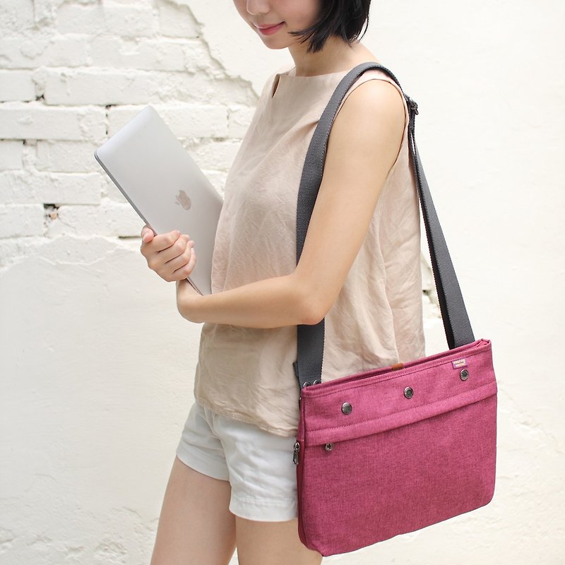 Jessie Shoulder Bag For Tablet -Red_100380 - Messenger Bags & Sling Bags - Waterproof Material Red