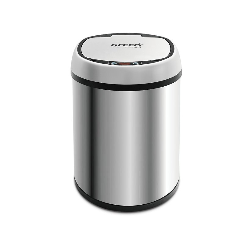 【GREENON】不銹鋼智慧感應式垃圾桶 (8L) - 其他家具 - 不鏽鋼 銀色